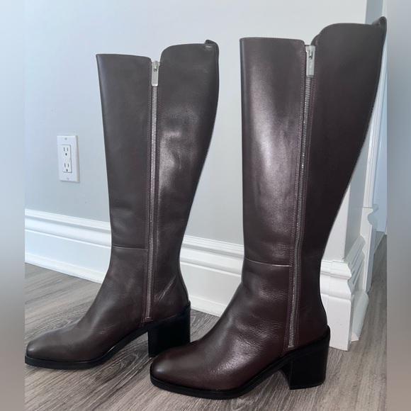 Phillip Lim genuine leather chocolate brown tall boots (NEW) - Picture 4 of 4